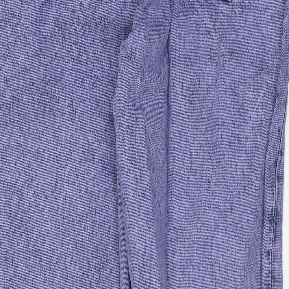 COLLUSION Womens Blue   Mom Jeans Size 28 in L28 in