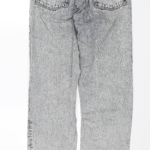 COLLUSION Womens Blue   Straight Jeans Size 28 in L28 in