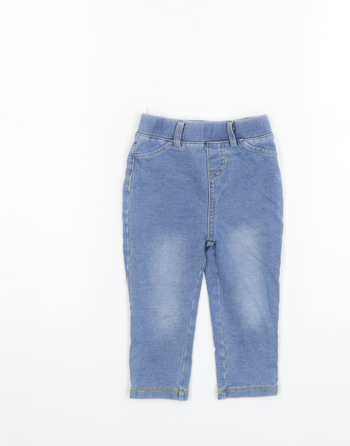 FG4 Baby Blue   Jogger Jeans Size 12-18 Months