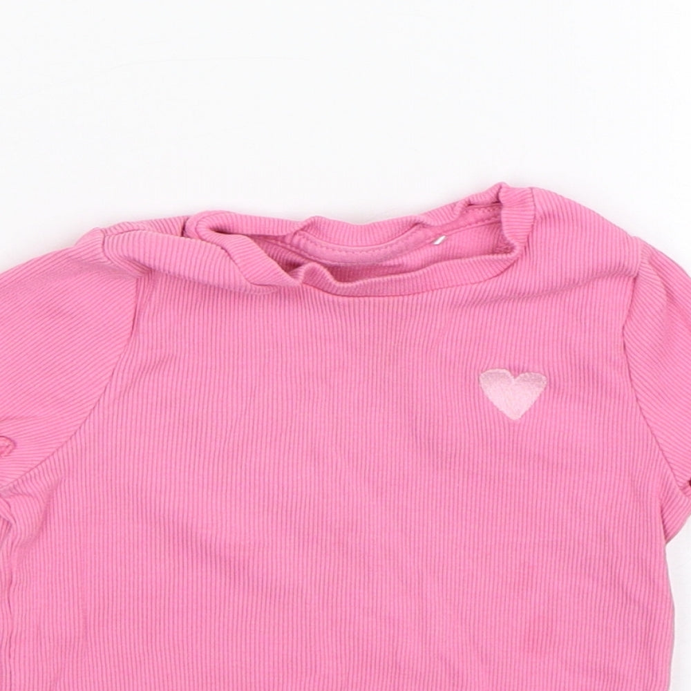 George Baby Pink   Basic T-Shirt Size 18-24 Months