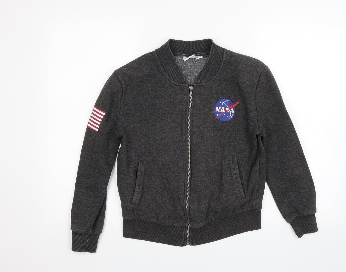 Atmosphere Womens Grey   Full Zip Jumper Size 10  - NASA