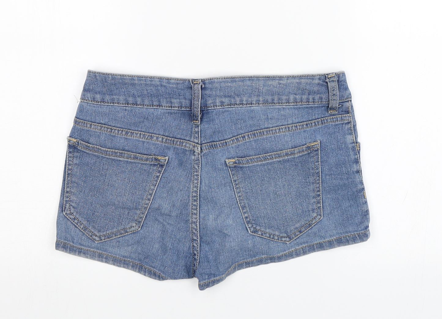 Divided Womens Blue   Hot Pants Shorts Size 10