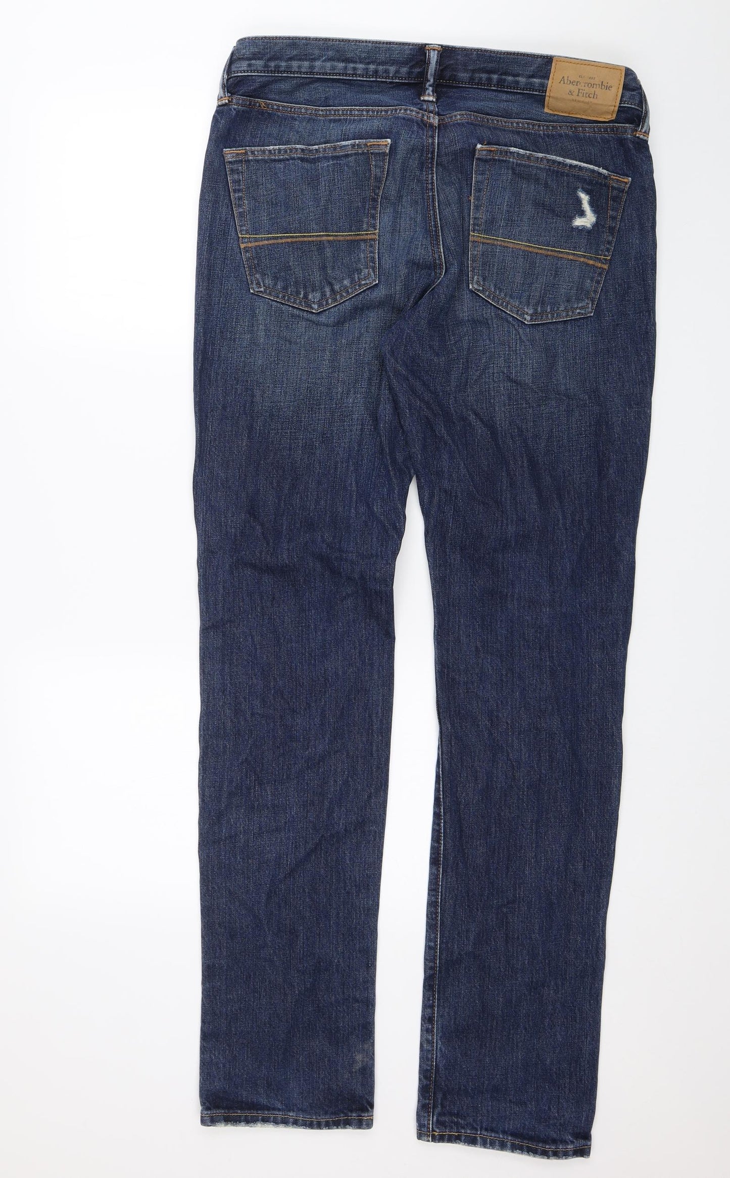 Abercrombie & Fitch Mens Blue   Straight Jeans Size 34 in L33 in