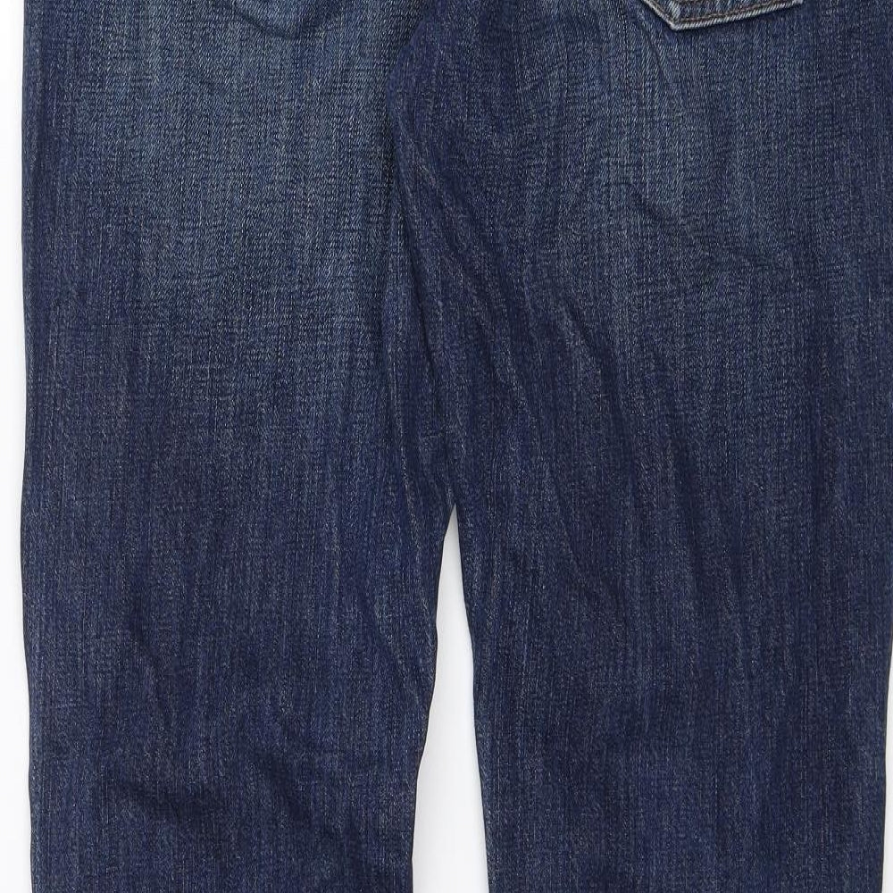 Abercrombie & Fitch Mens Blue   Straight Jeans Size 34 in L33 in