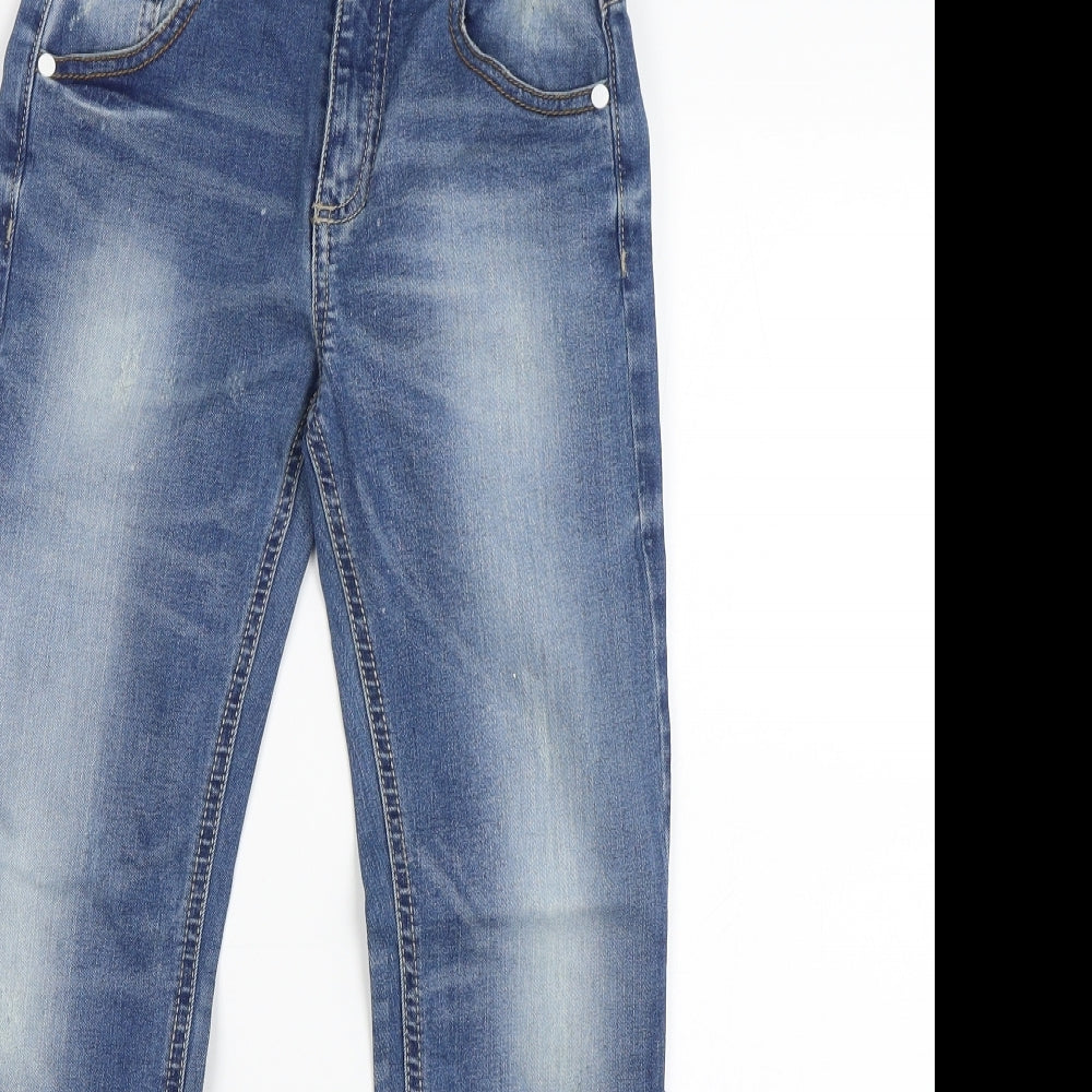 Nutmeg Boys Blue   Straight Jeans Size 6-7 Years