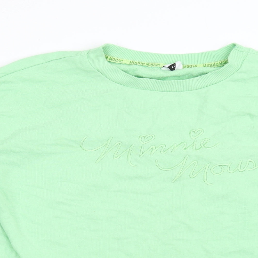 George Womens Green   Pullover Sweatshirt Size M