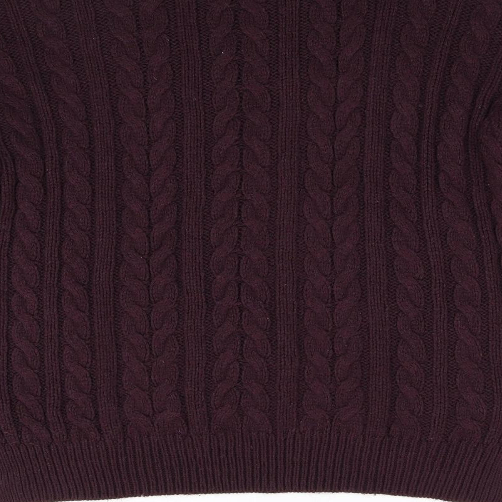 Primark Womens Red  Knit Pullover Jumper Size M