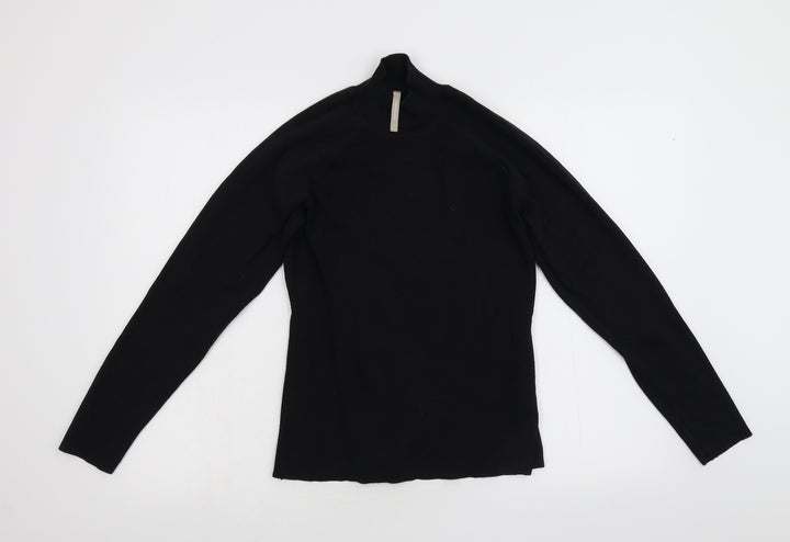 Anthology Womens Black Knit Pullover Jumper Size 12