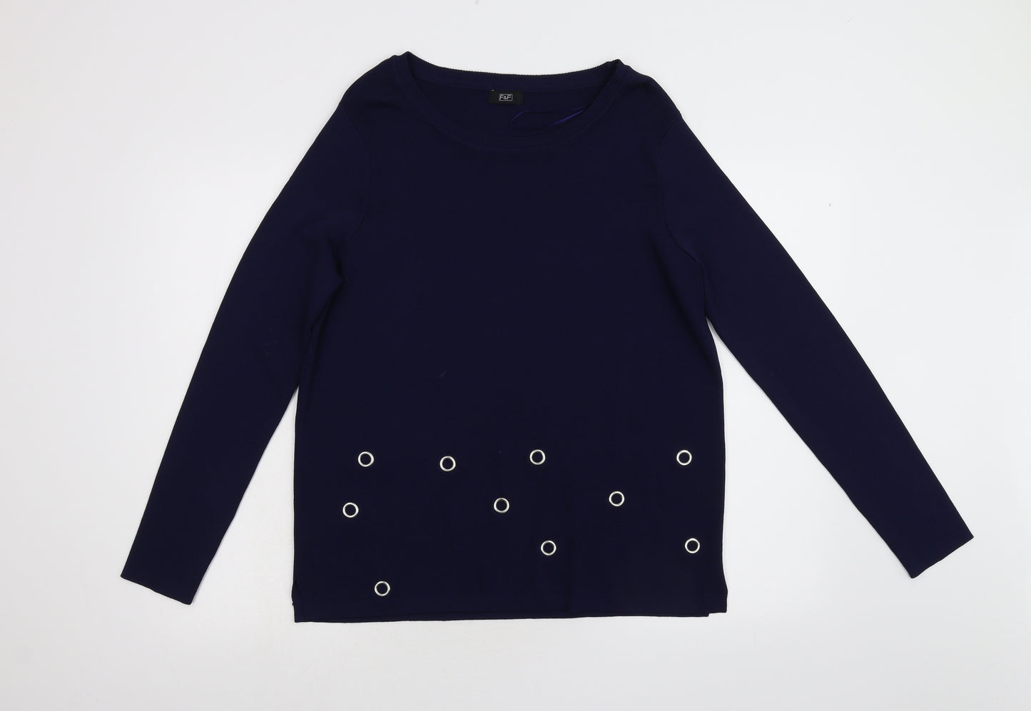 F&F Womens Blue   Pullover Jumper Size 12