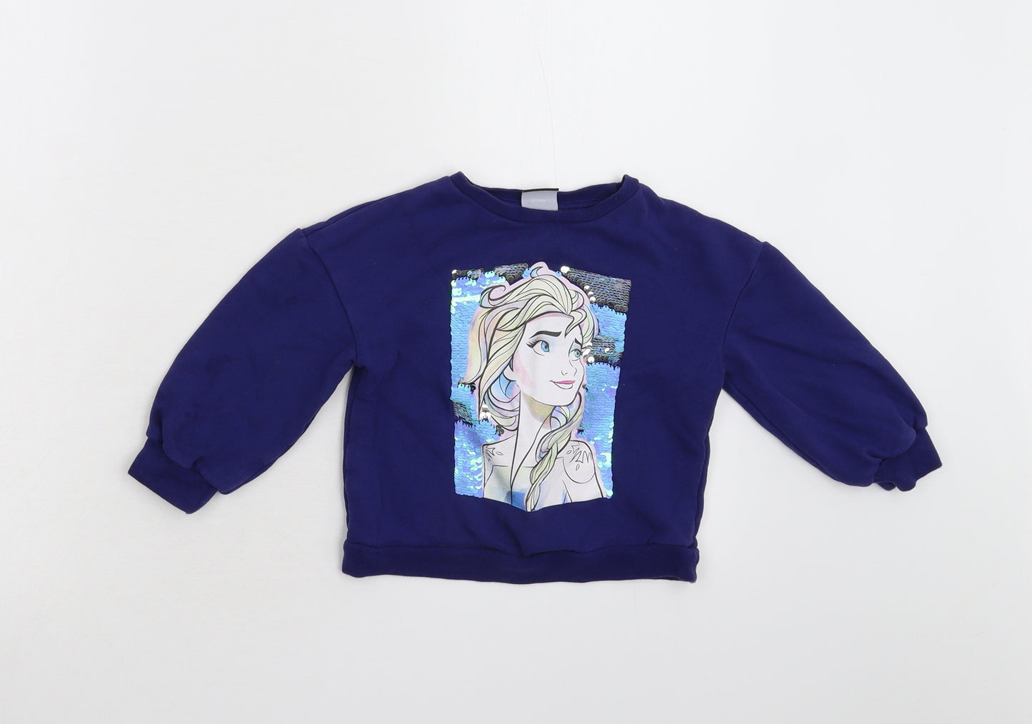 George Girls Blue   Pullover Sweatshirt Size 3-4 Years  - Frozen