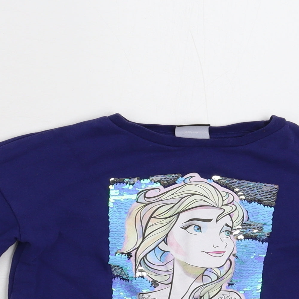 George Girls Blue   Pullover Sweatshirt Size 3-4 Years  - Frozen