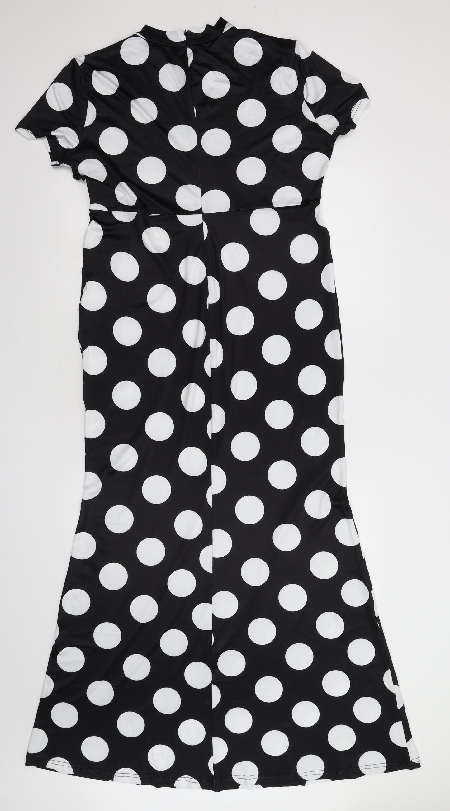 Kuiyige Womens Black Polka Dot  Maxi  Size XL