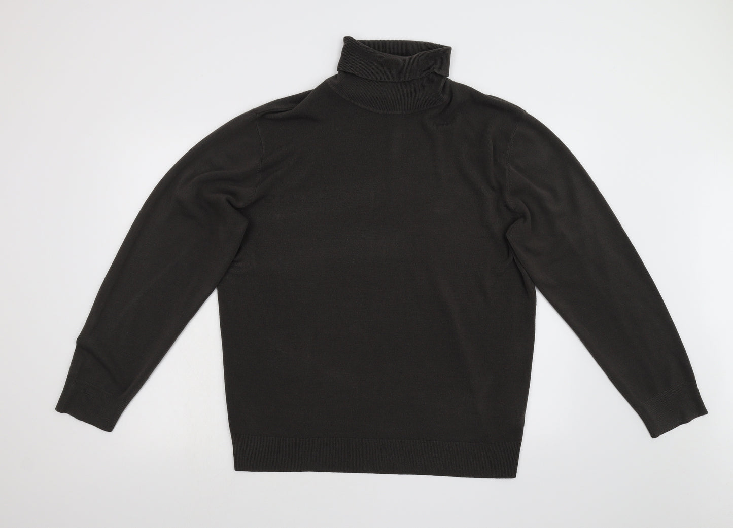 M&S Mens Grey  Knit Pullover Jumper Size XL