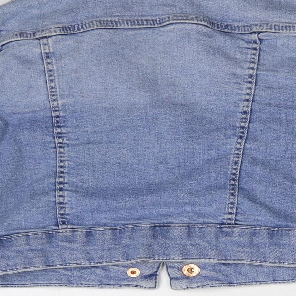 Primark Girls Blue  Denim Jacket  Size 4-5 Years