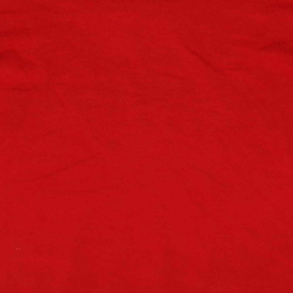 Just Elegance Womens Red  Knit Pullover Jumper Size L