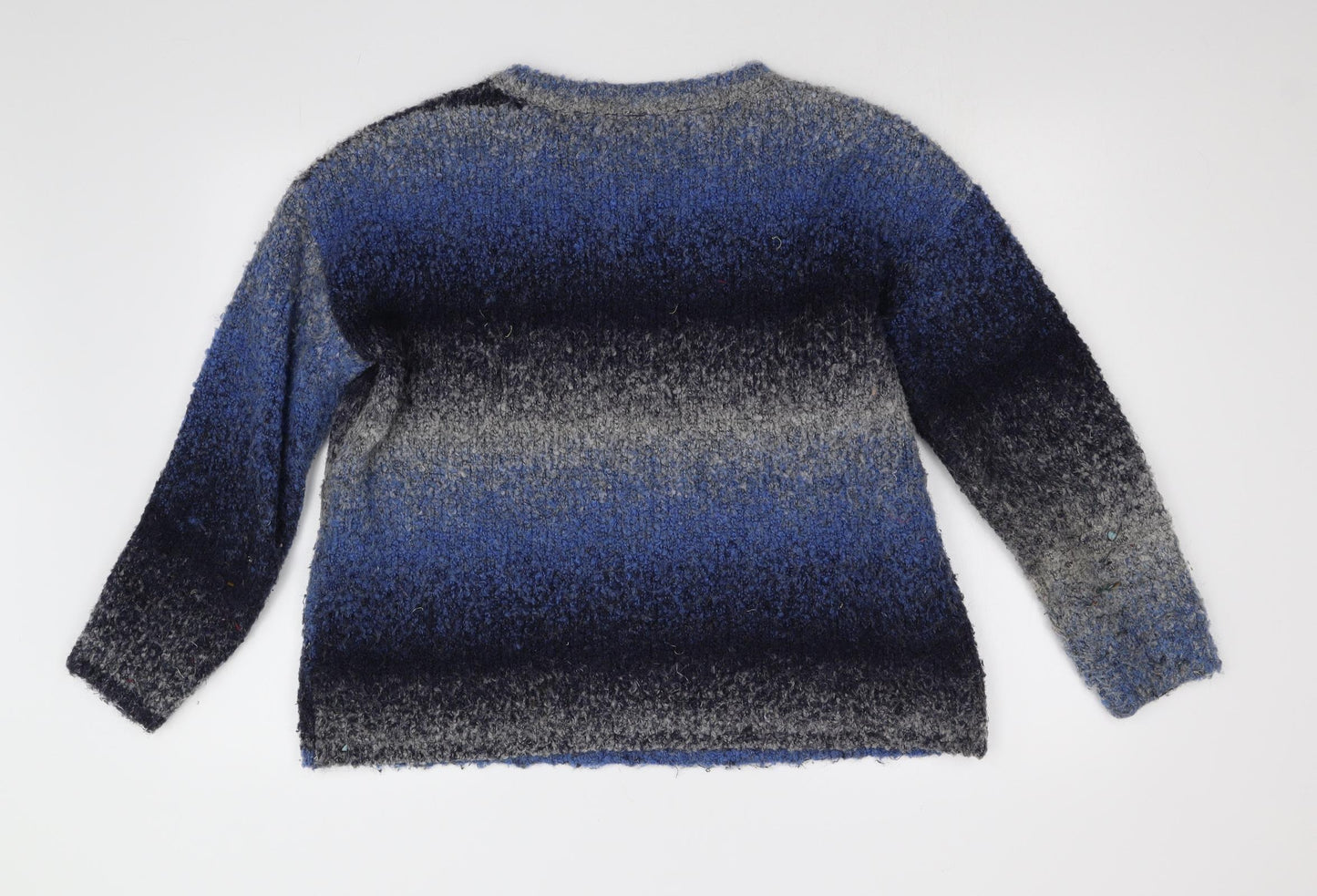 Nutmeg Womens Blue  Knit Pullover Jumper Size 16