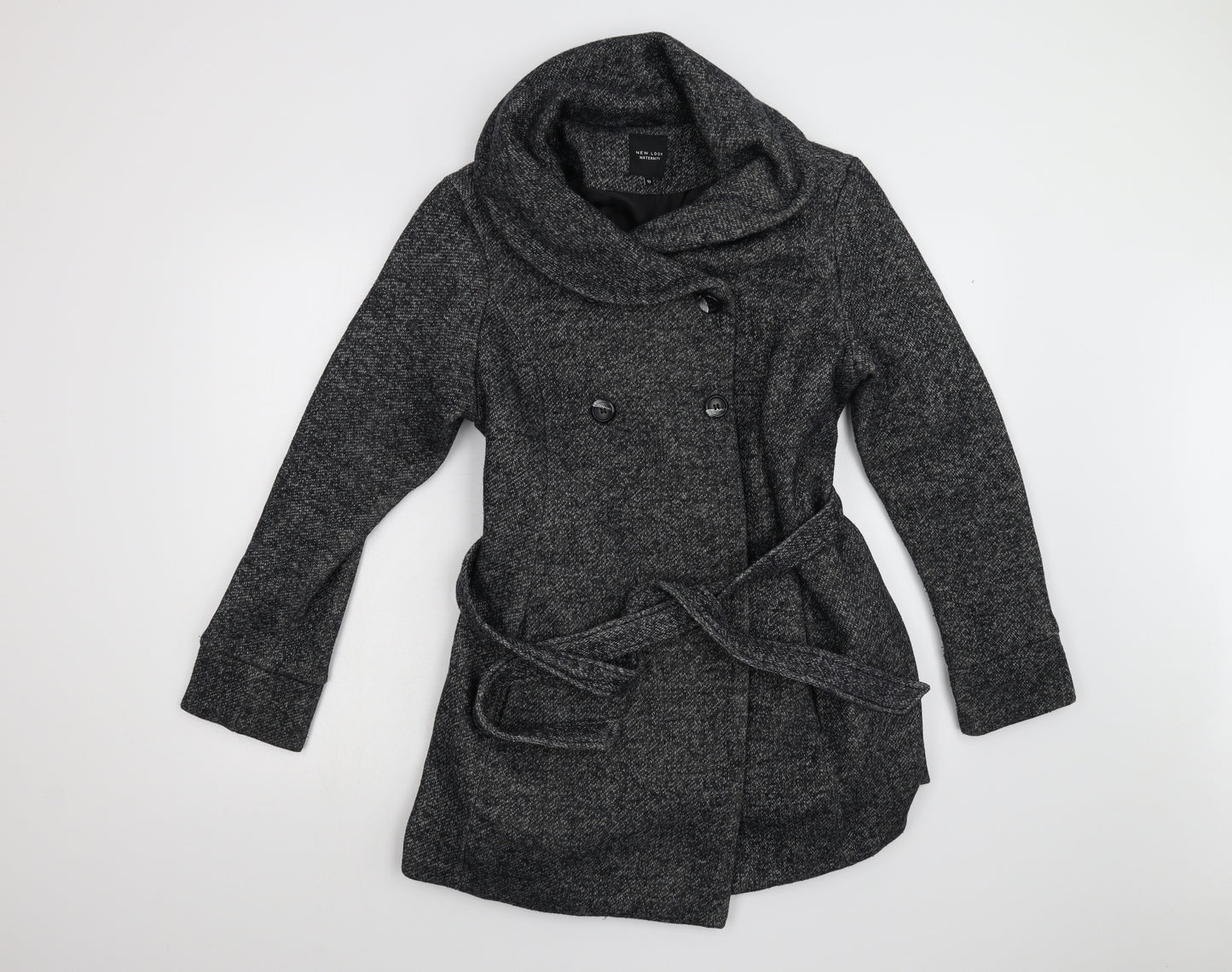 New Look Maternity Womens Grey   Trench Coat Coat Size 12  - Maternity