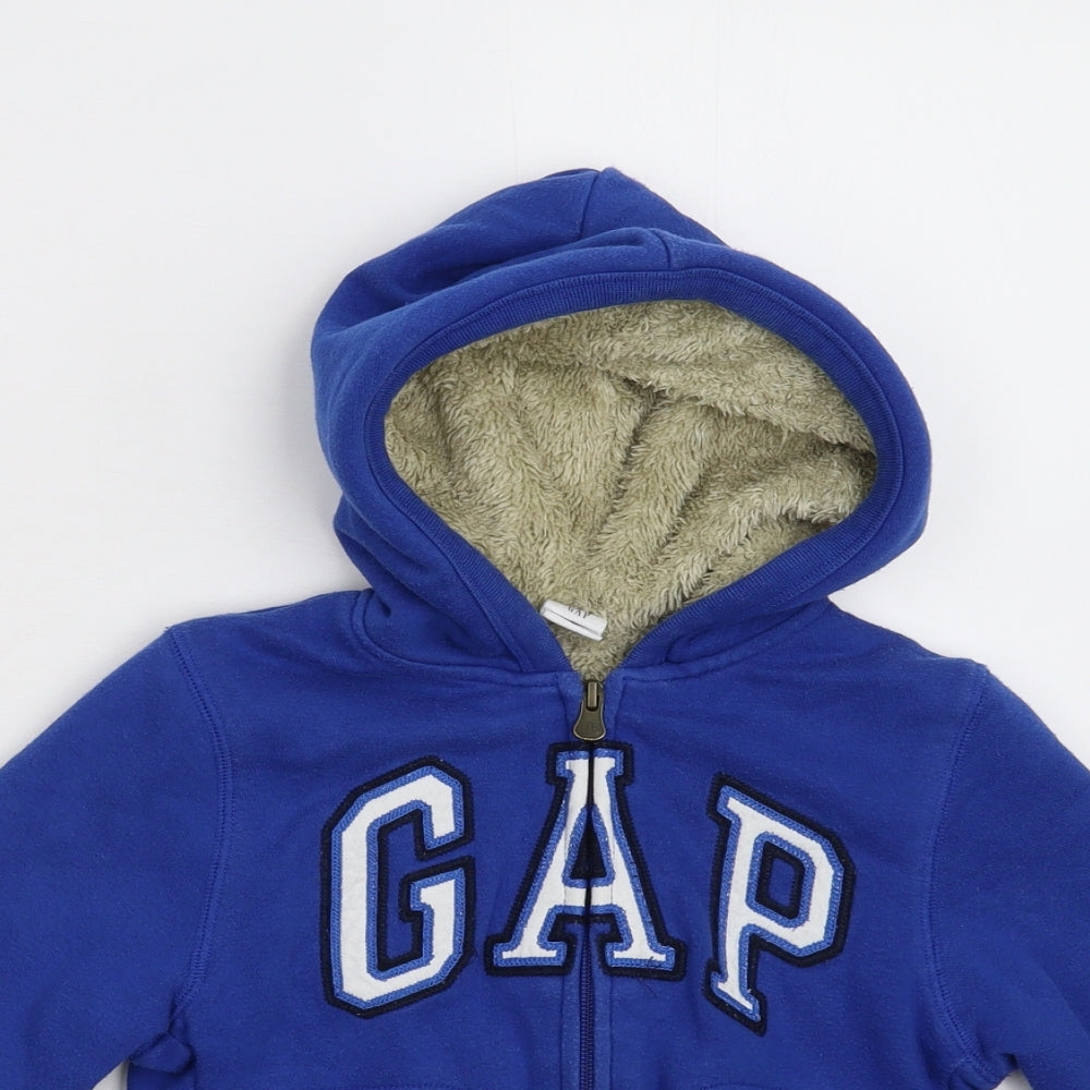 Gap Boys Blue   Full Zip Hoodie Size 4 Years