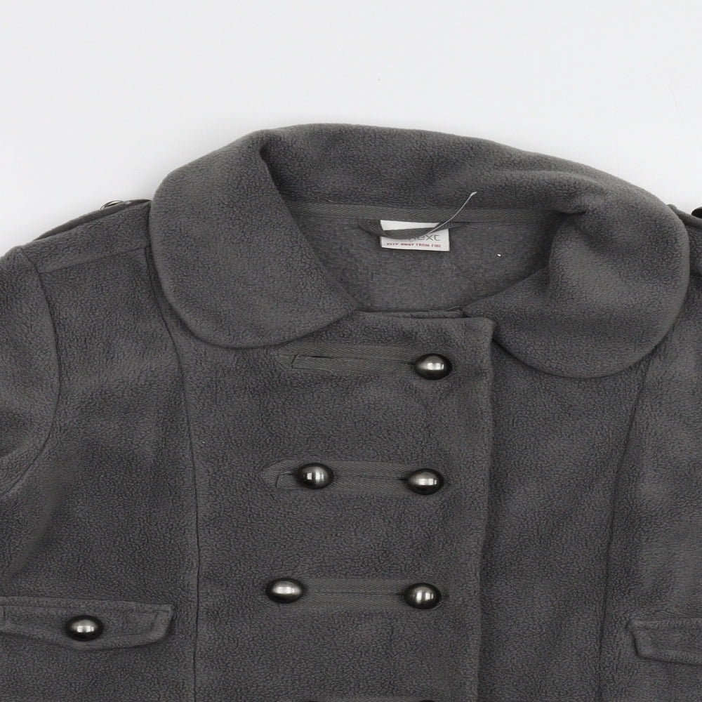 NEXT Girls Grey  Fleece Jacket  Size 12 Years