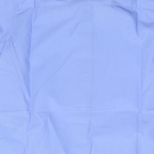 M&S Boys Blue   Basic Button-Up Size 8-9 Years