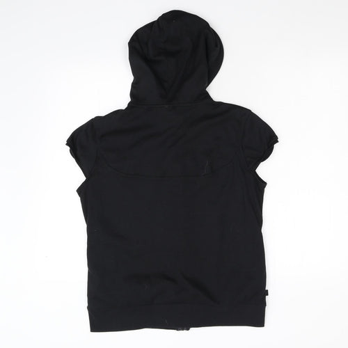 LA Gear Womens Black   Full Zip Hoodie Size 14