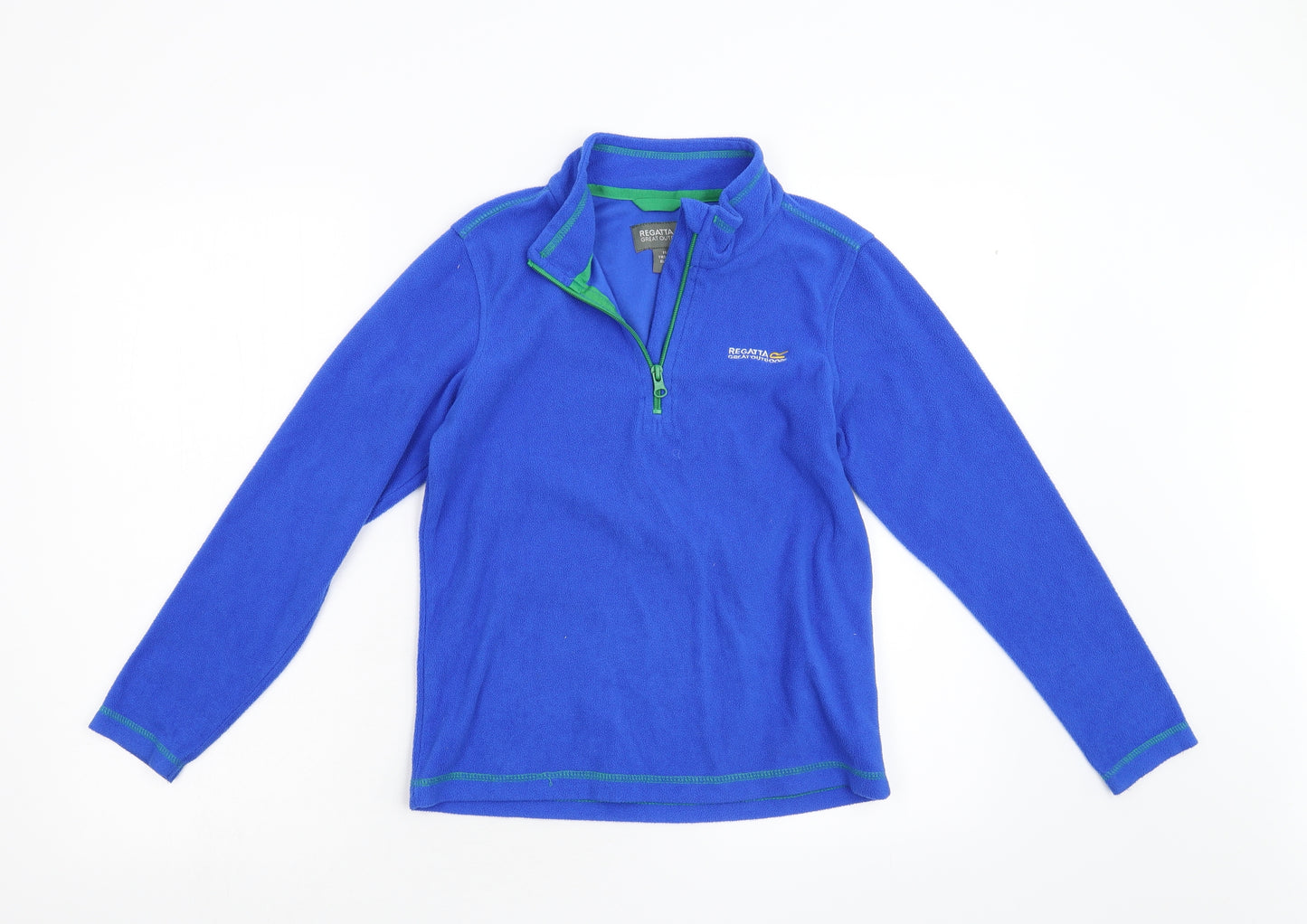 Regatta Boys Blue  Fleece Henley Jumper Size 11-12 Years