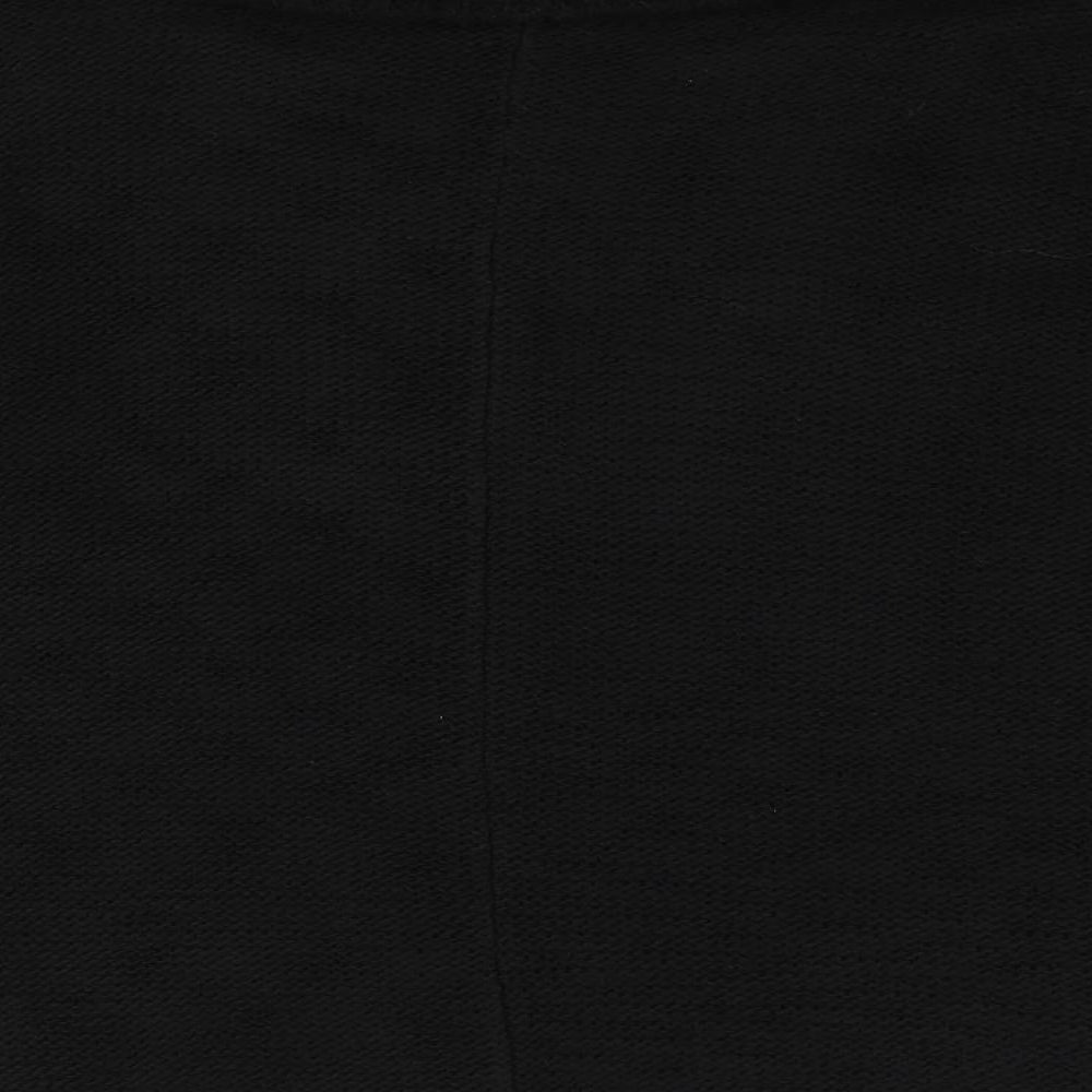 George Womens Black  Knit Jacket Poncho Size XL