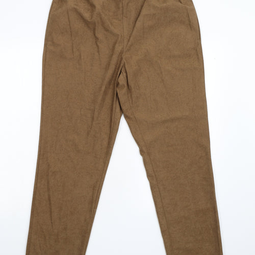Preworn Womens Brown   Trousers  Size 18 L29 in