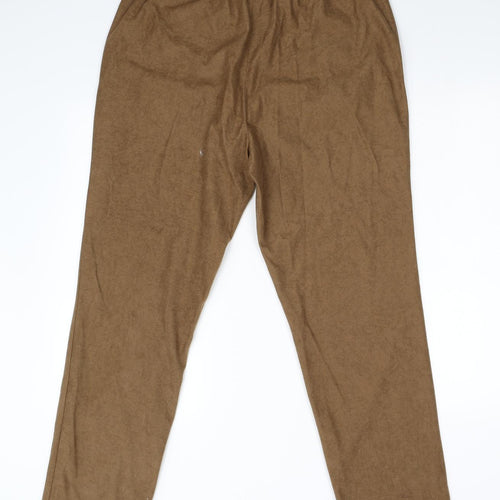 Preworn Womens Brown   Trousers  Size 18 L29 in