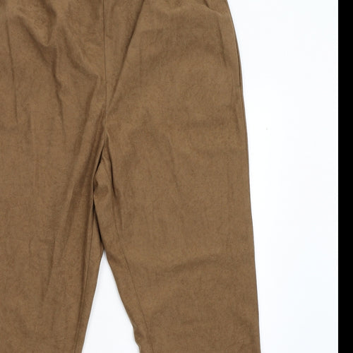 Preworn Womens Brown   Trousers  Size 18 L29 in