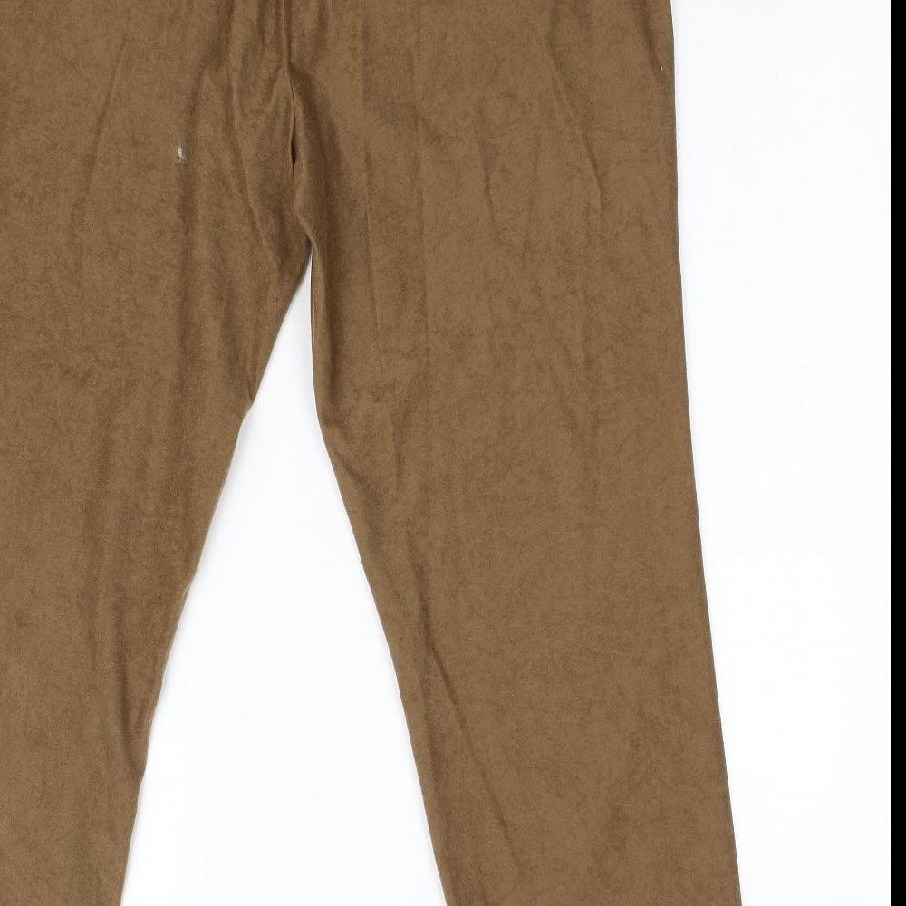 Preworn Womens Brown   Trousers  Size 18 L29 in
