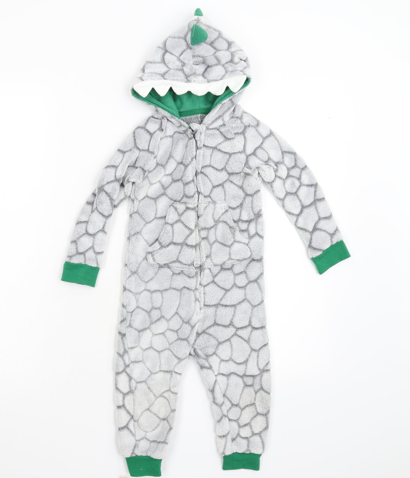 Nutmeg Baby Grey  Fleece  One Piece Size 12-18 Months