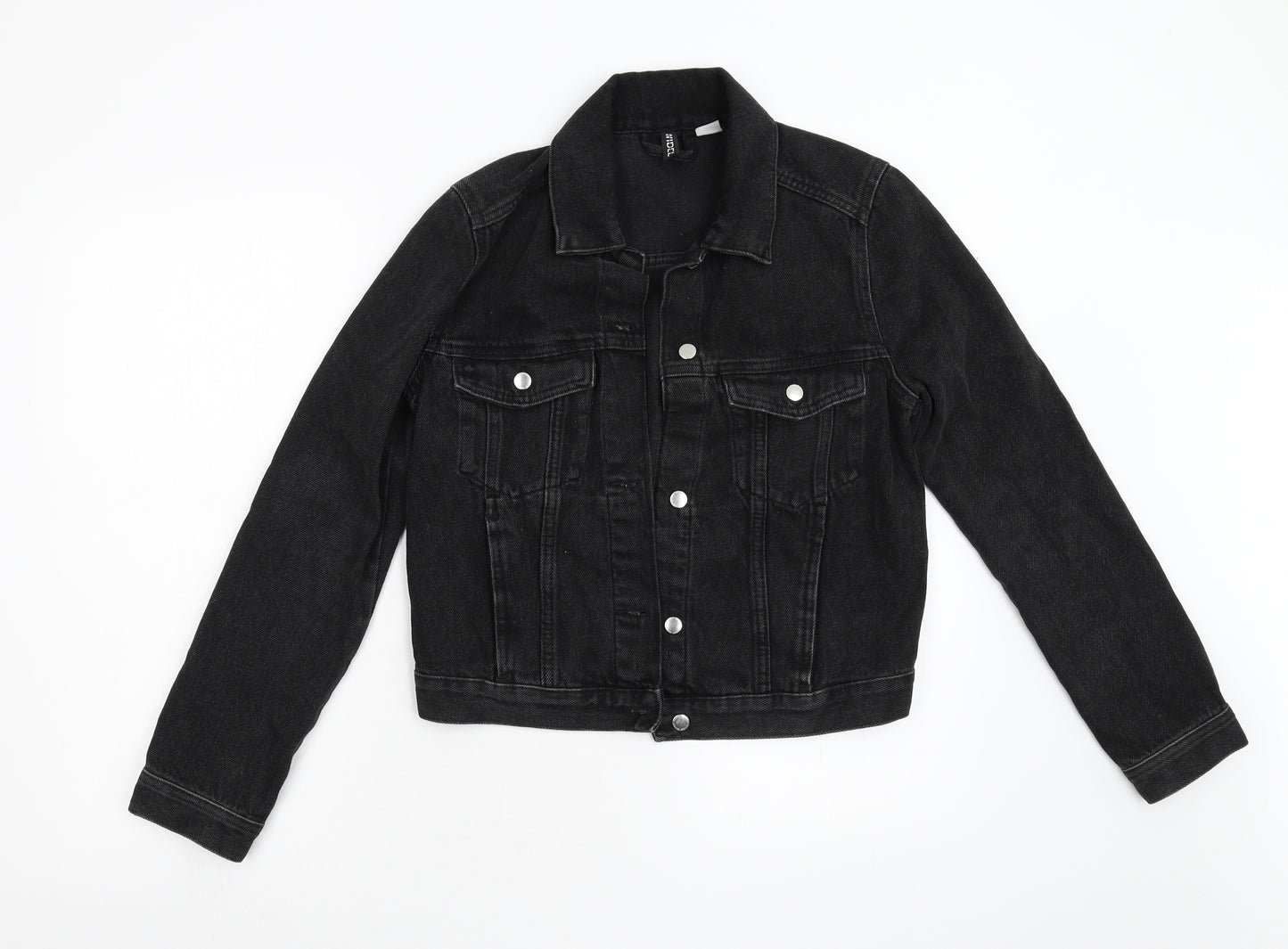 Divided Womens Black  Denim Jacket  Size XS