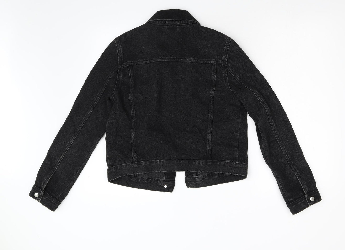Divided Womens Black  Denim Jacket  Size XS