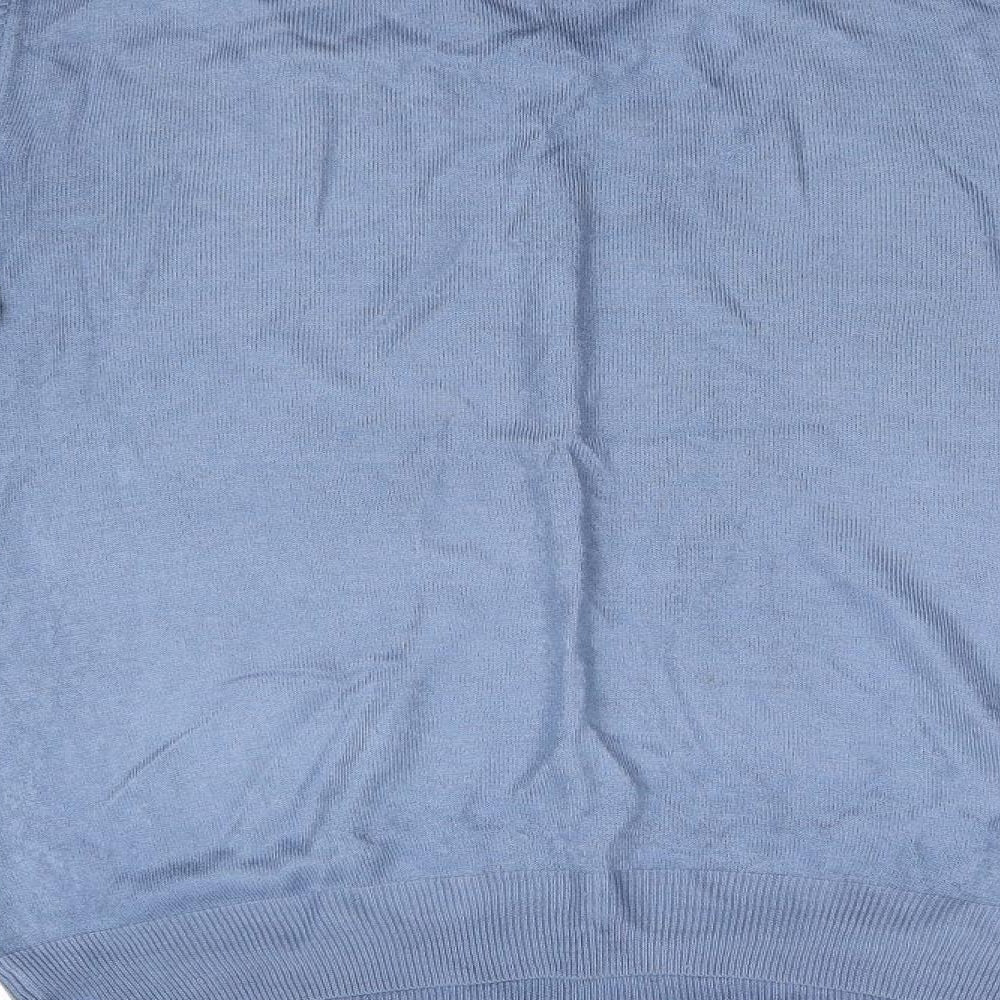 Primark Mens Black  Knit Pullover Jumper Size M