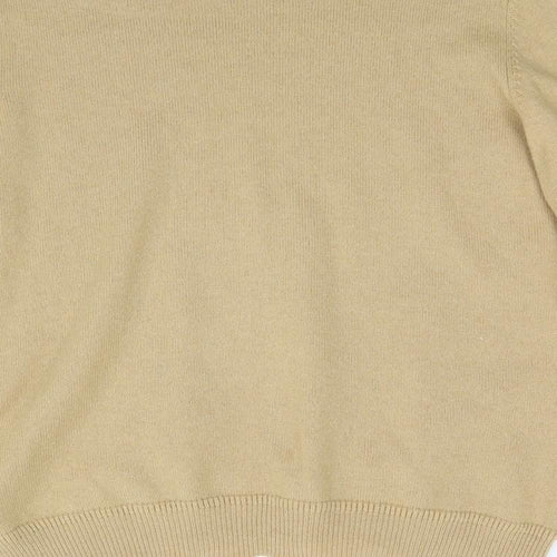 Wolsey Mens Beige  Knit Pullover Jumper Size XL  - 100% Lambswool