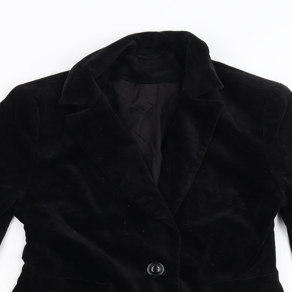 The Look Womens Black   Jacket Blazer Size 12