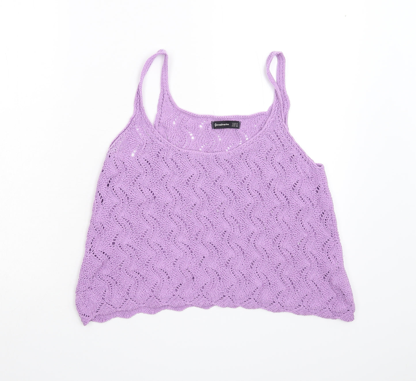 Stradivarius Womens Purple   Basic Tank Size M