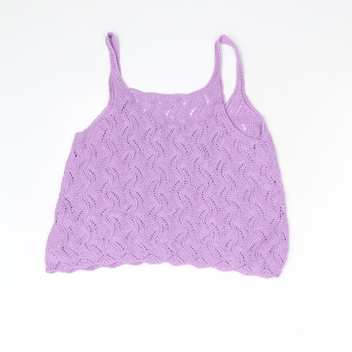 Stradivarius Womens Purple   Basic Tank Size M