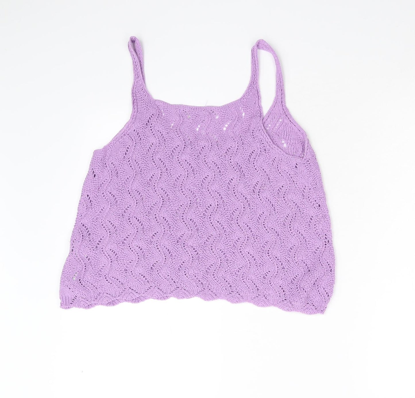 Stradivarius Womens Purple   Basic Tank Size M