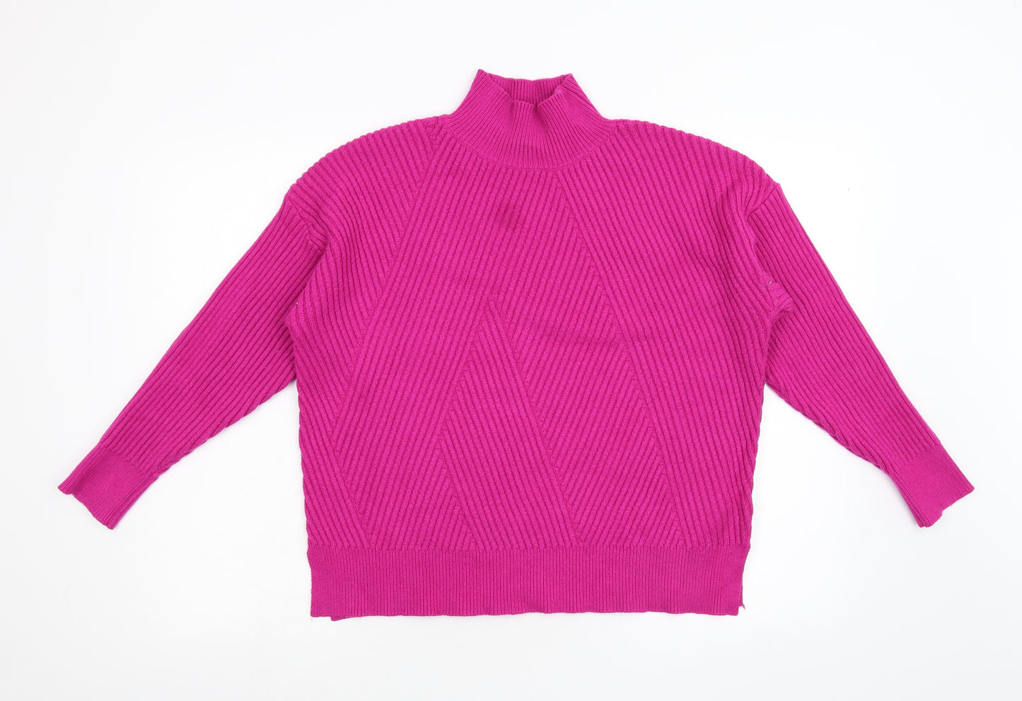 NEXT Womens Pink  Knit Pullover Jumper Size S