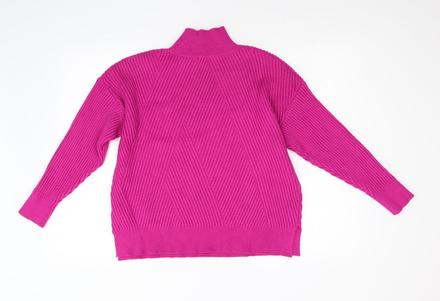 NEXT Womens Pink  Knit Pullover Jumper Size S