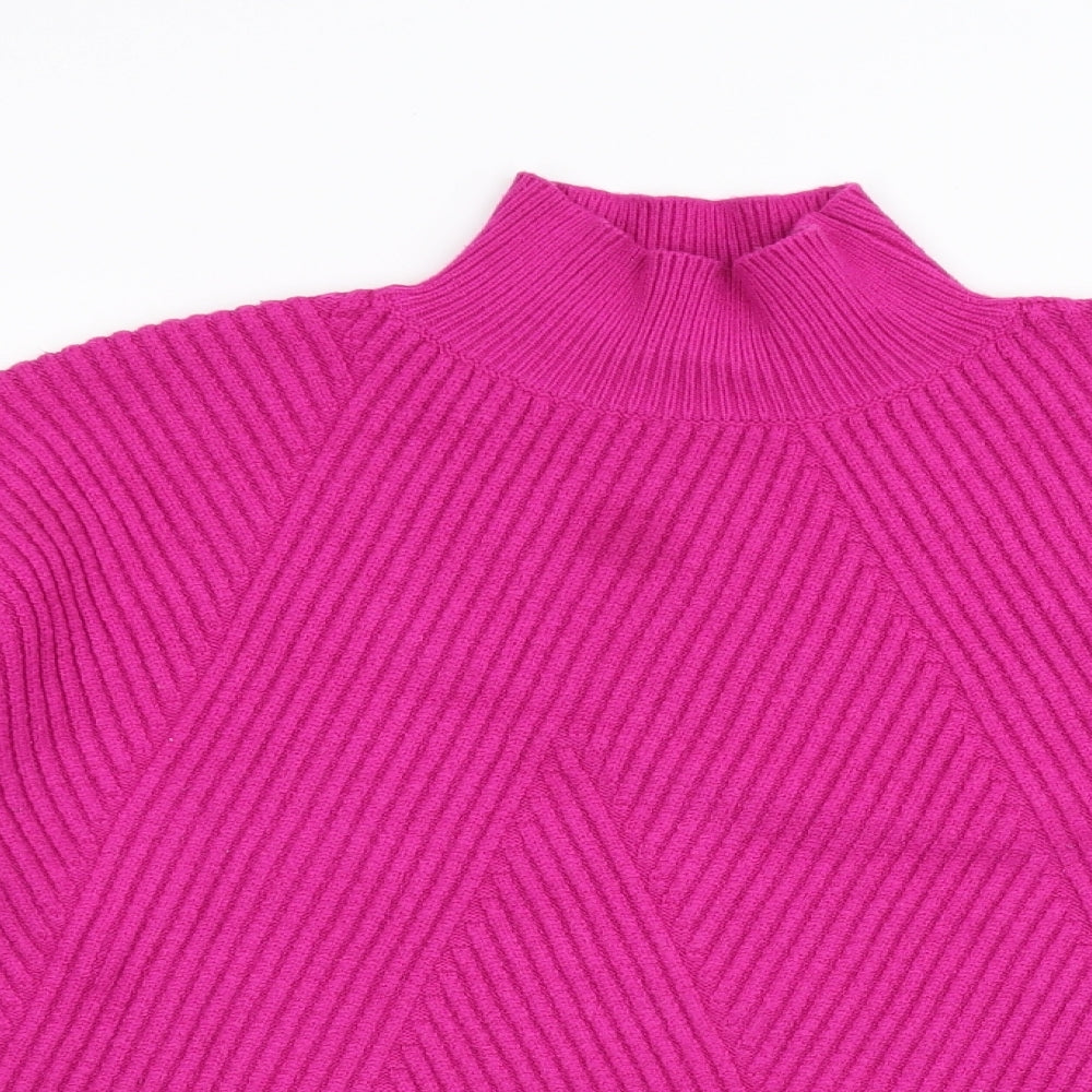 NEXT Womens Pink  Knit Pullover Jumper Size S