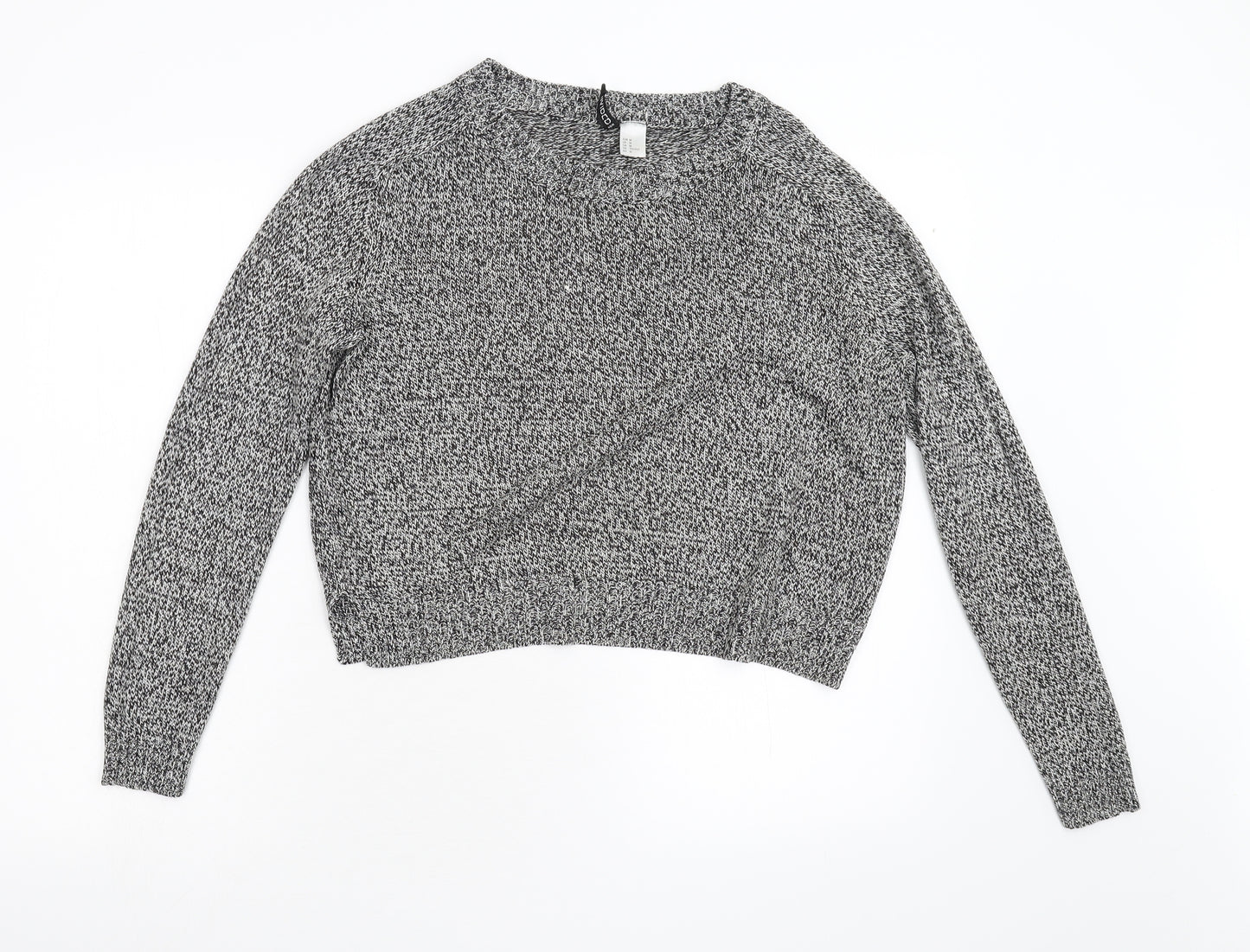 Divided Womens Grey  Knit Pullover Jumper Size M