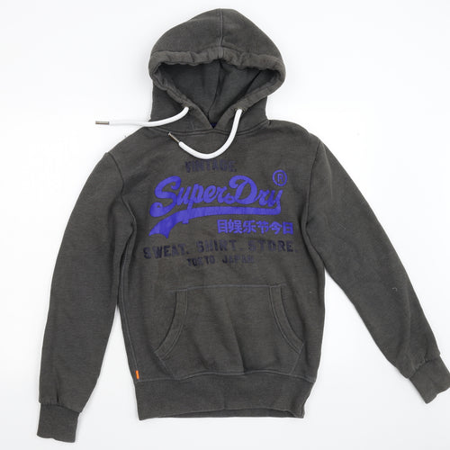 Superdry Mens Grey   Pullover Hoodie Size XS