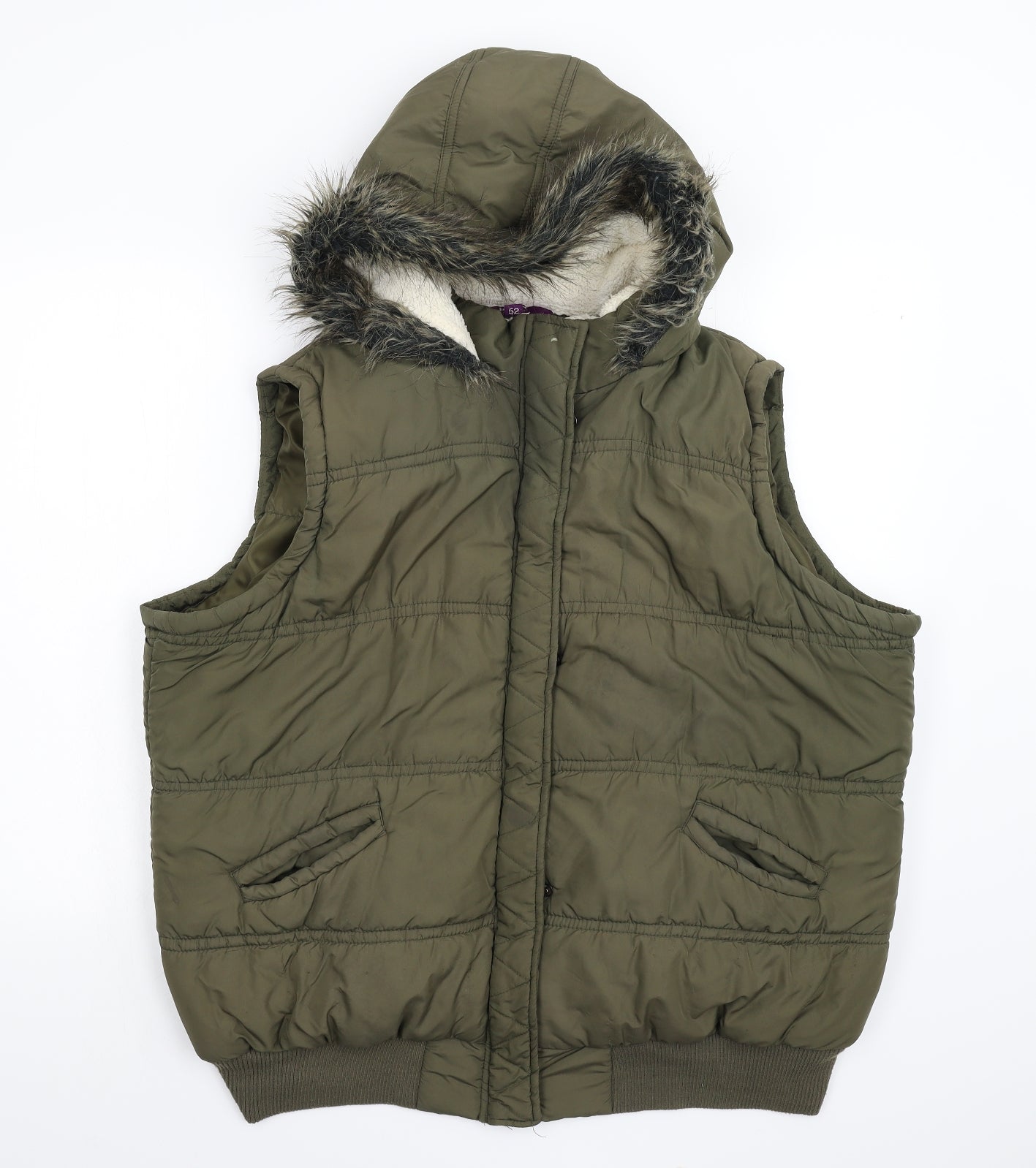 New Look Womens Green   Gilet Waistcoat Size 24
