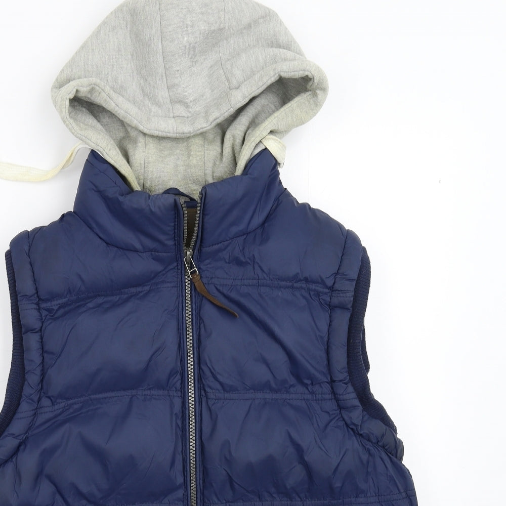 Primark Mens Blue   Gilet Waistcoat Size M