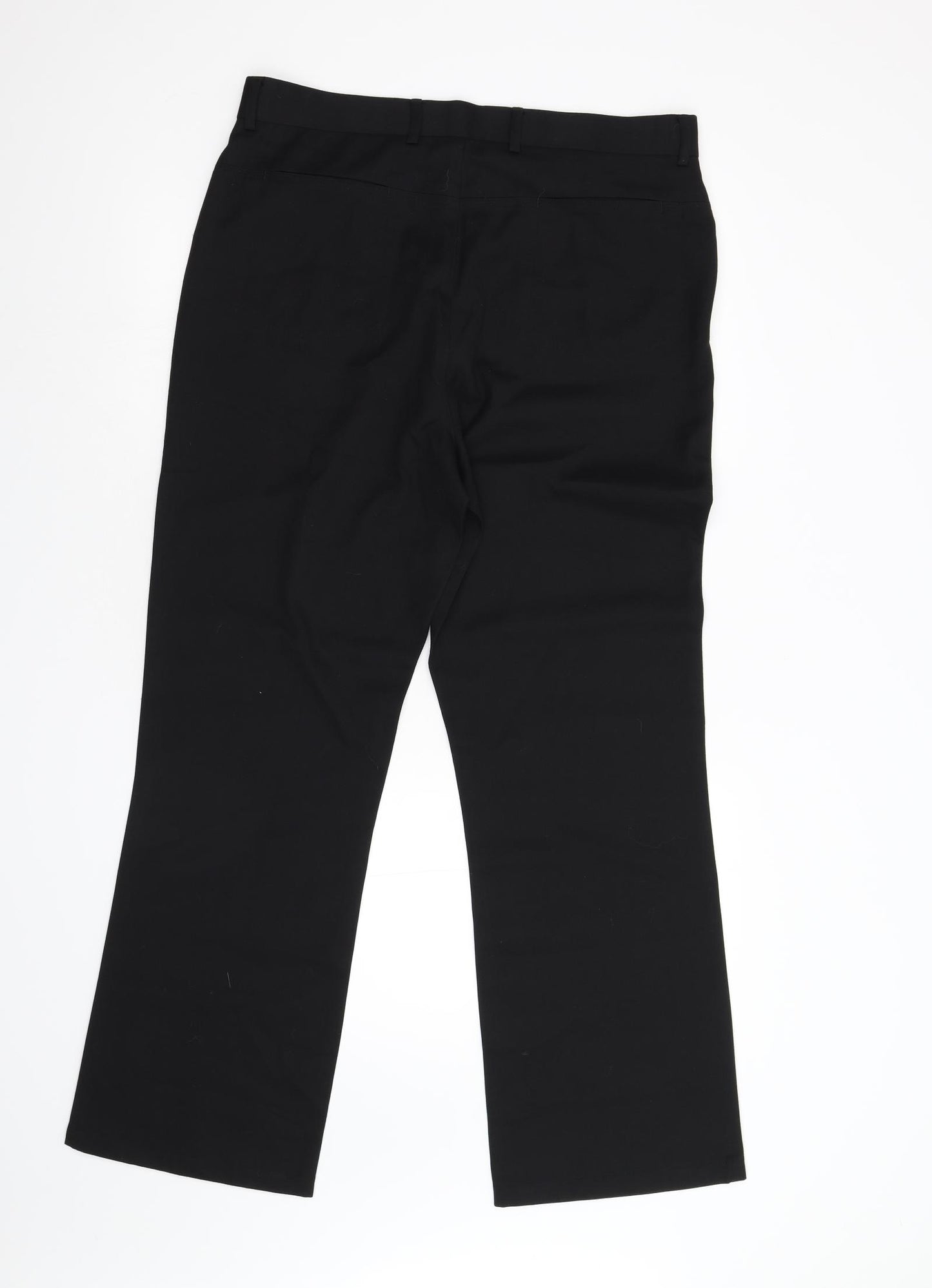 Burton Mens Black   Trousers  Size 34 L30 in
