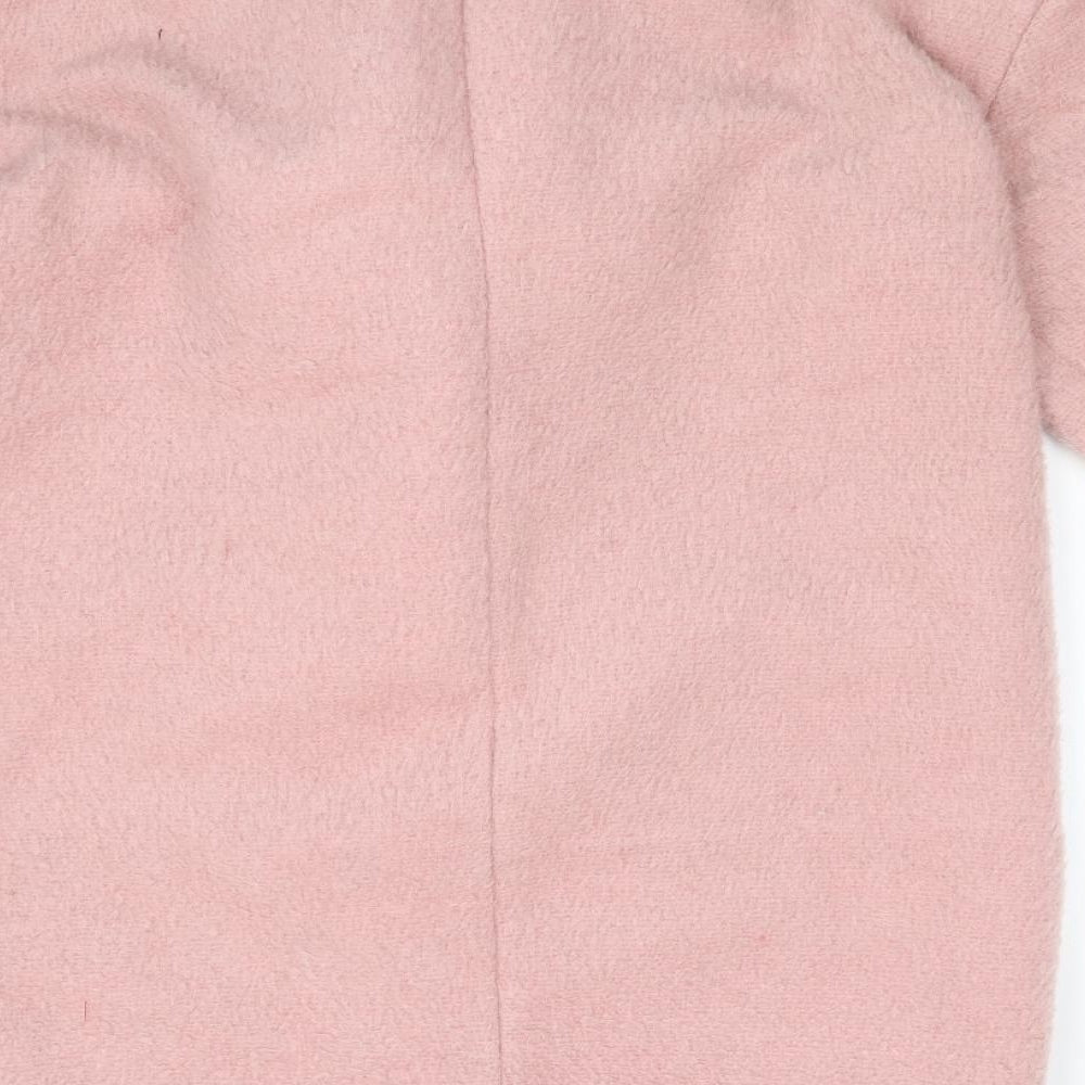 Preworn Womens Pink   Overcoat Coat Size M