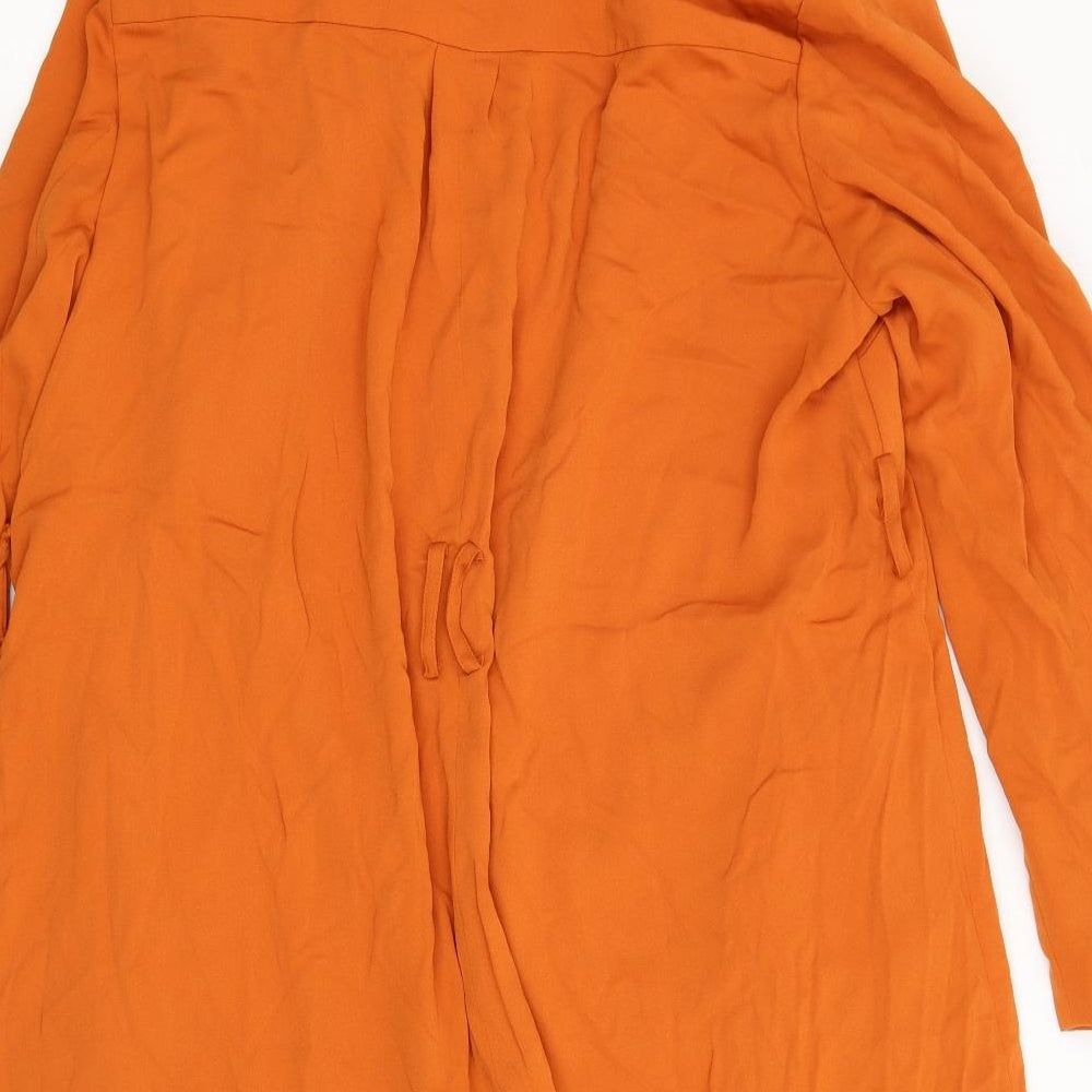 Matalan Womens Orange   Overcoat Coat Size 20